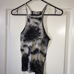 Ribbed tye dye tank top